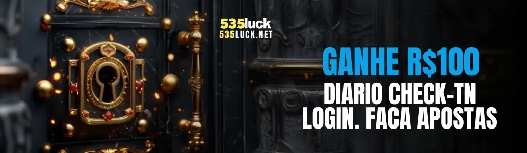 535LUCK Promoções banner
